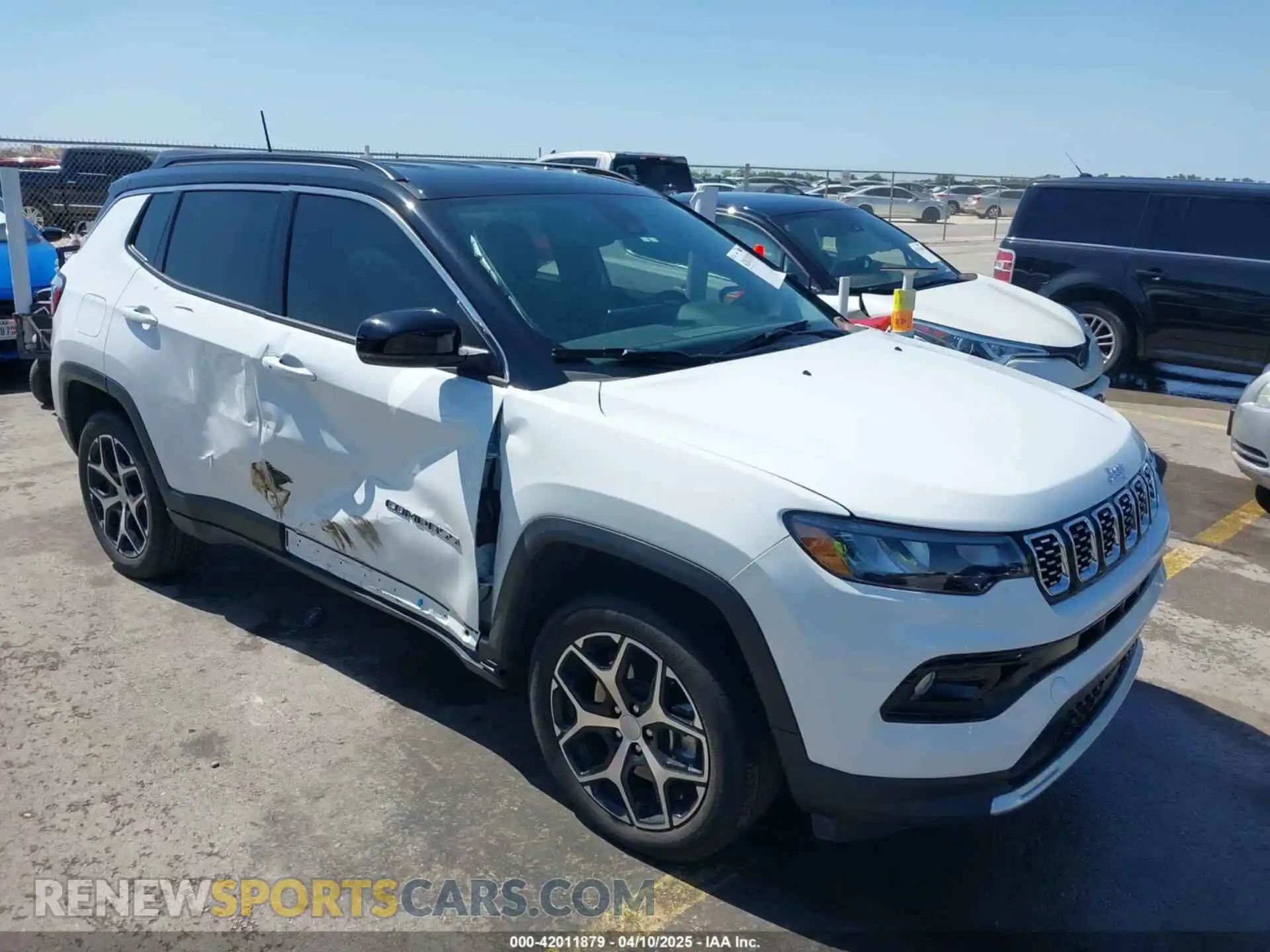1 Photograph of a damaged car 3C4NJDCN1RT142729 JEEP COMPASS 2024