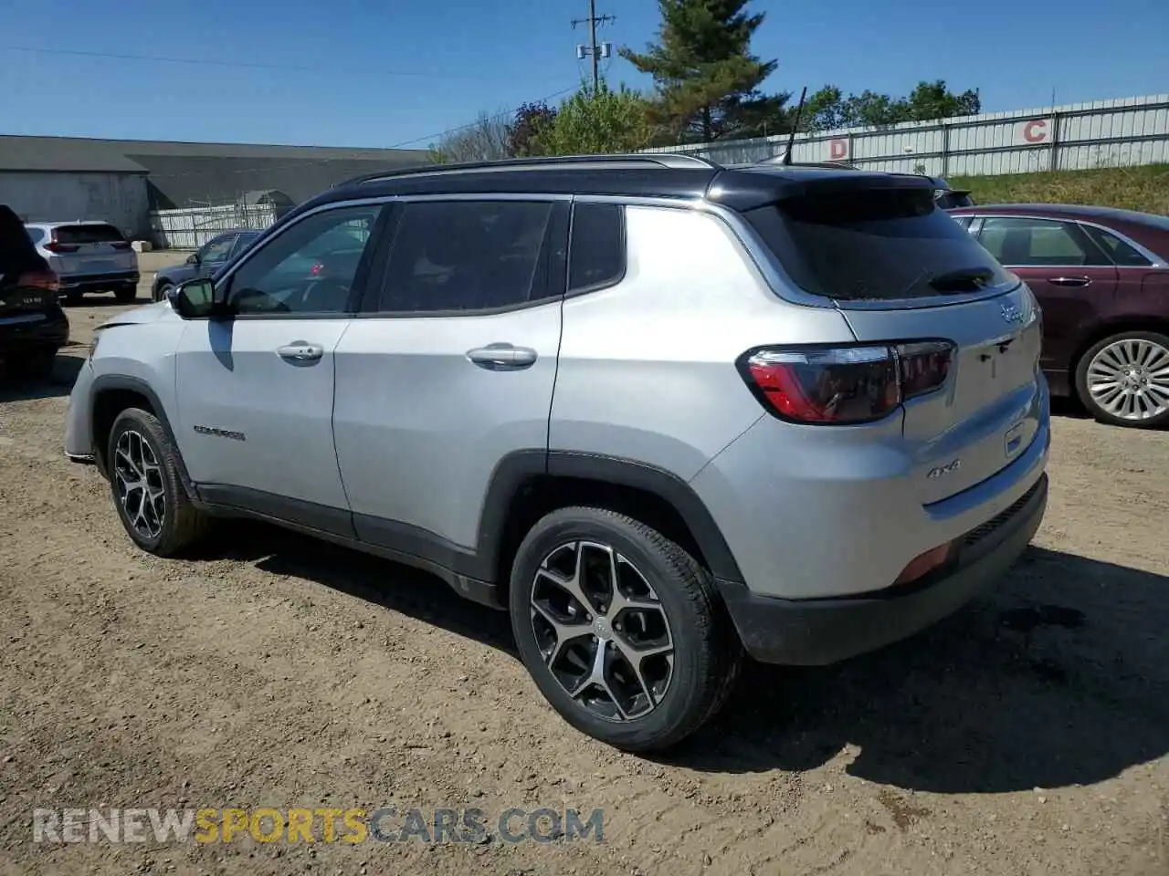 2 Photograph of a damaged car 3C4NJDCN1RT151236 JEEP COMPASS 2024