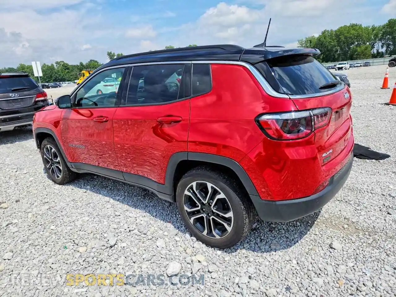 2 fotografías del automóvil dañado 3C4NJDCN1RT590341 JEEP COMPASS 2024