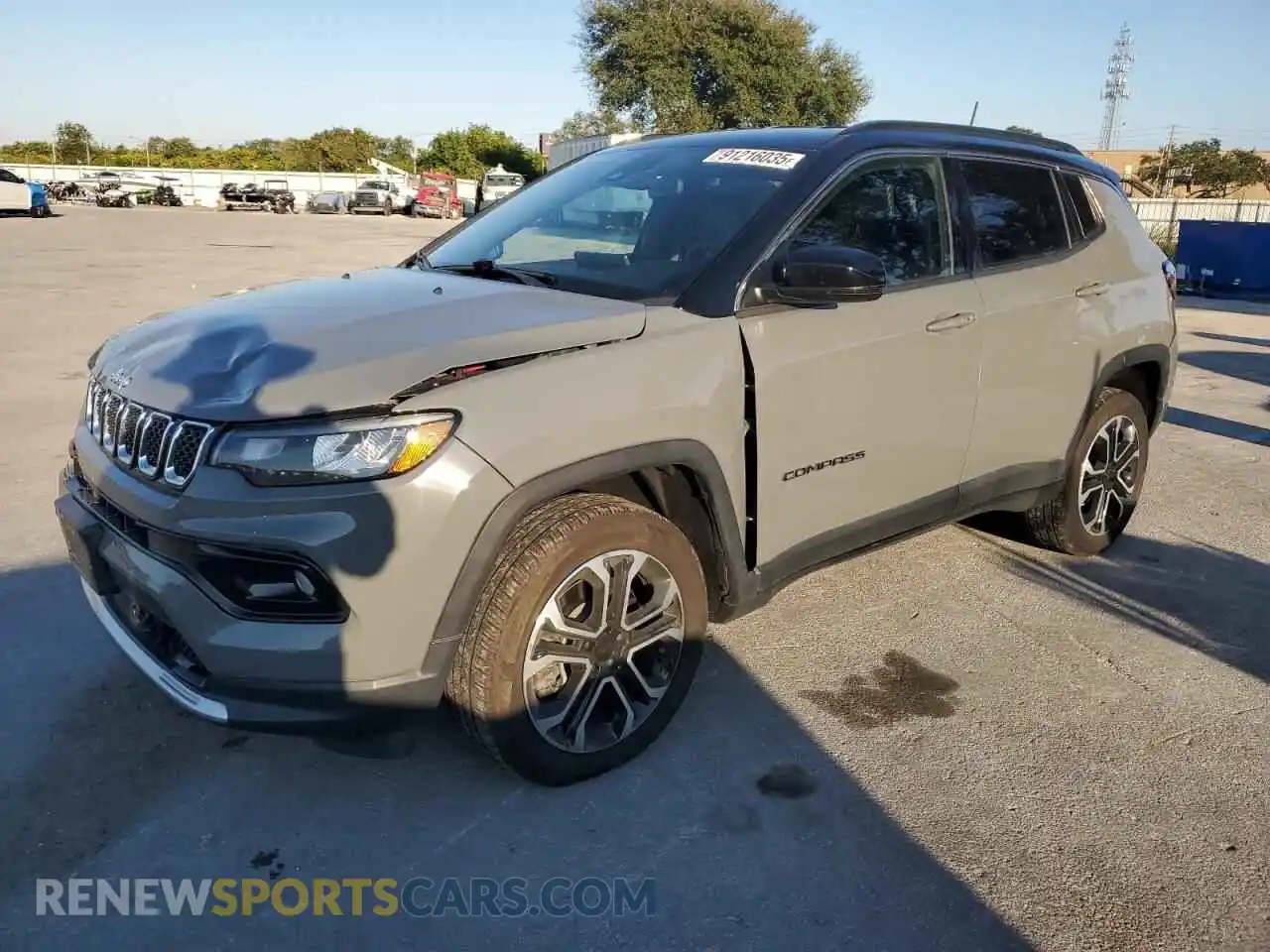 1 Photograph of a damaged car 3C4NJDCN1RT597046 JEEP COMPASS 2024
