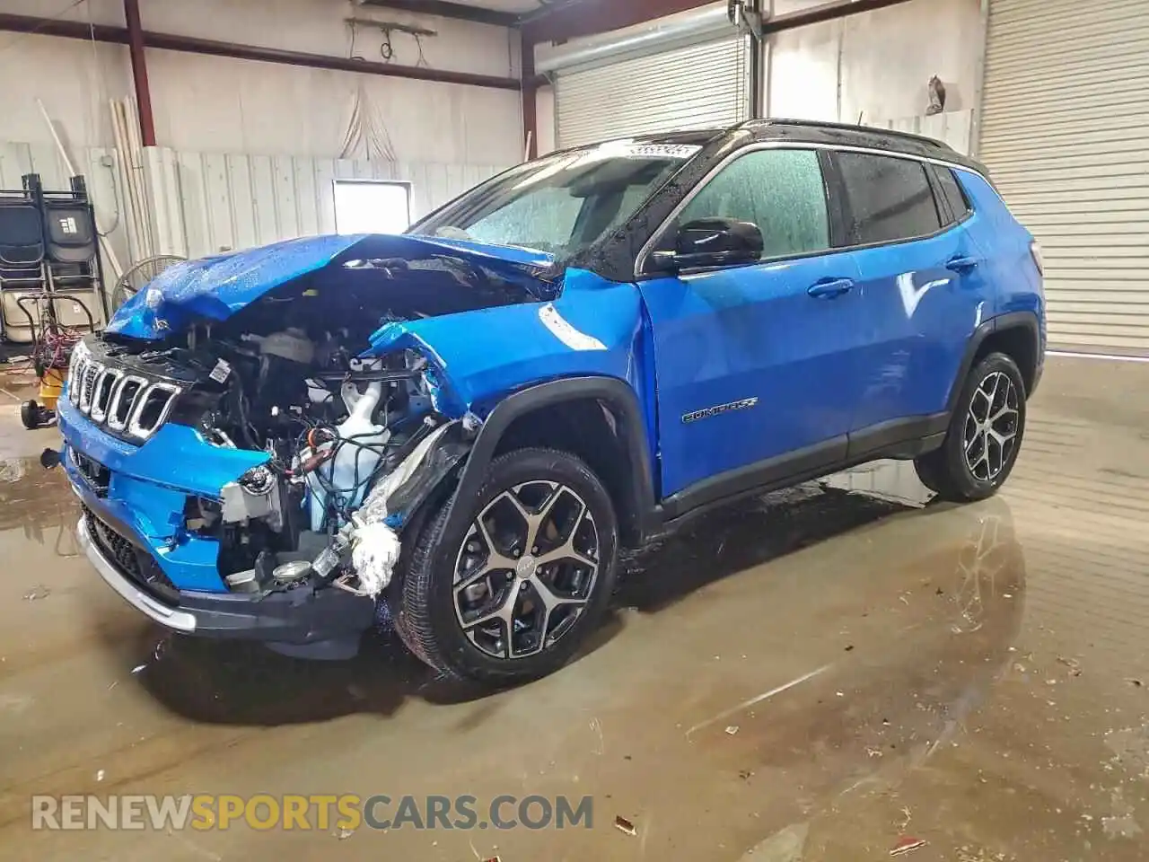 1 Photograph of a damaged car 3C4NJDCN1RT608885 JEEP COMPASS 2024