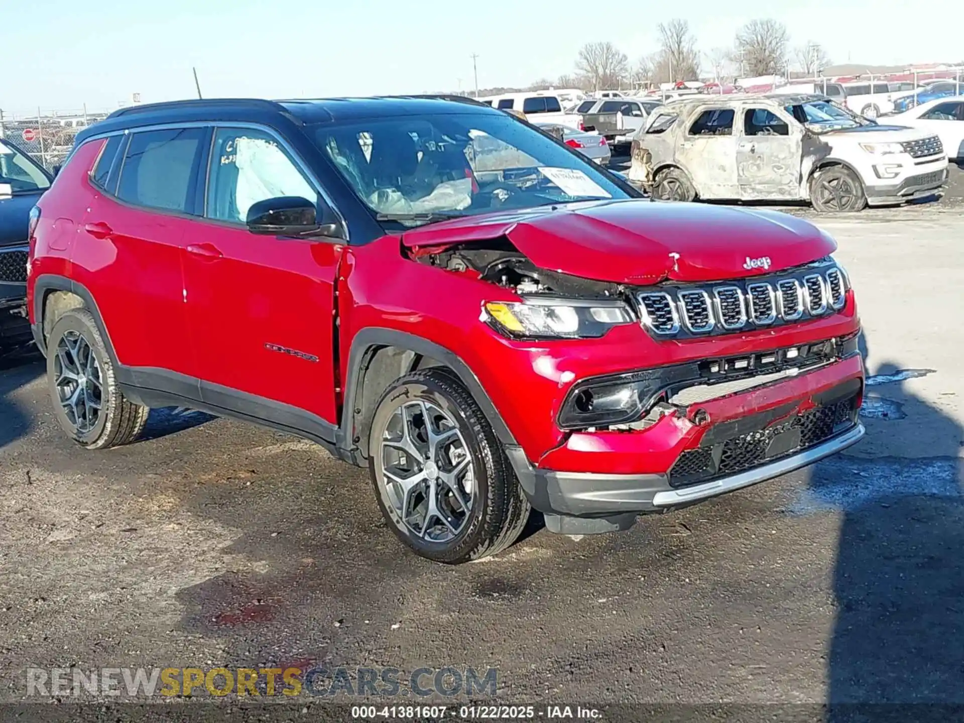 1 Photograph of a damaged car 3C4NJDCN2RT153013 JEEP COMPASS 2024