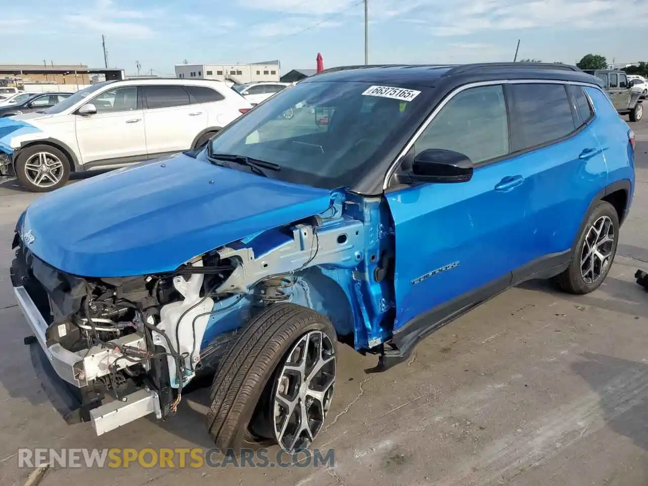 1 Photograph of a damaged car 3C4NJDCN2RT159409 JEEP COMPASS 2024