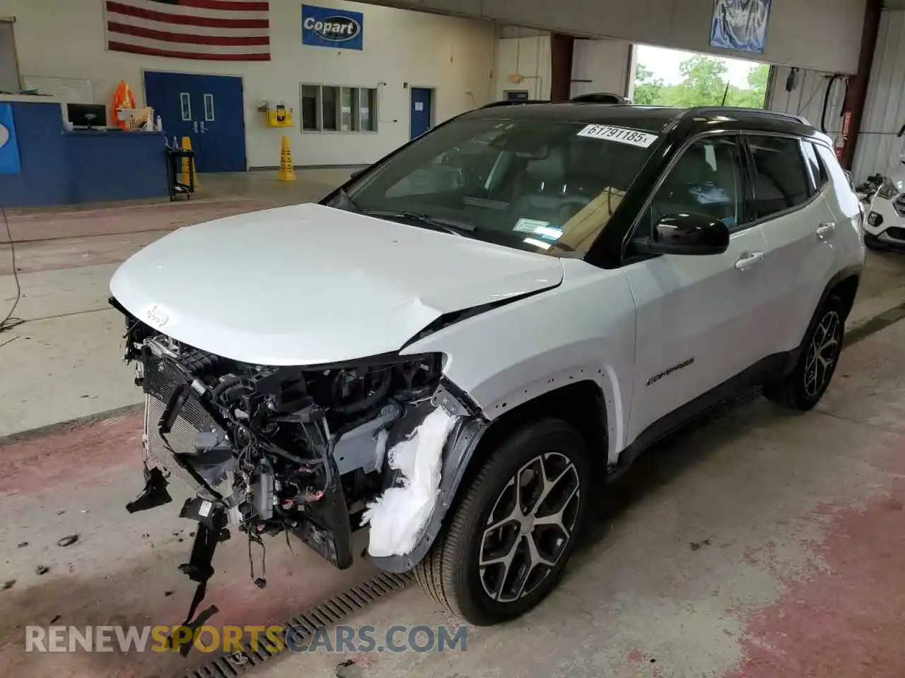 1 Photograph of a damaged car 3C4NJDCN2RT176632 JEEP COMPASS 2024