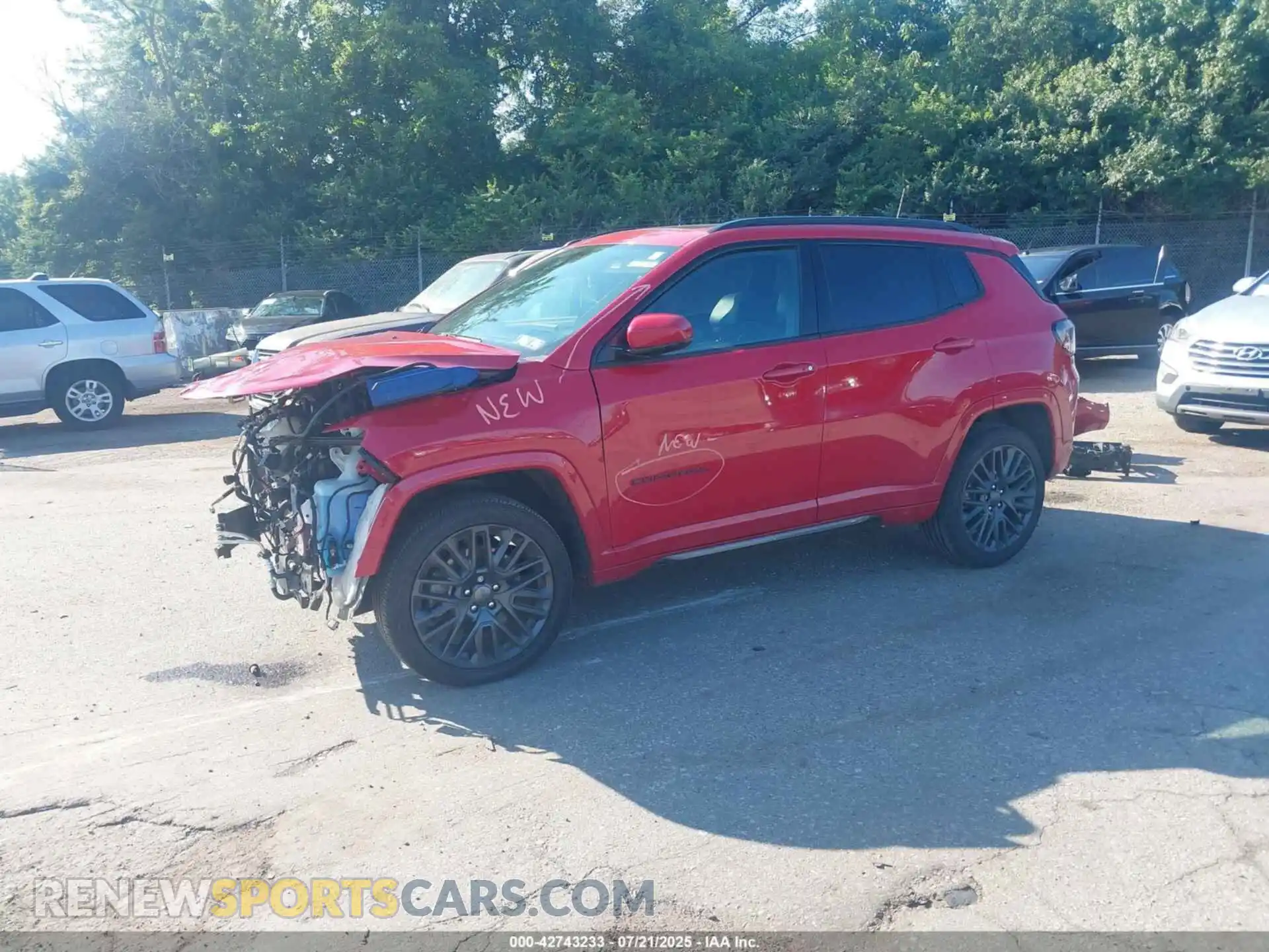 2 Photograph of a damaged car 3C4NJDCN2RT610838 JEEP COMPASS 2024