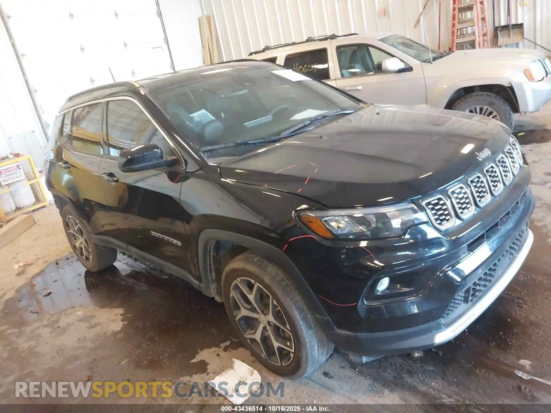 1 Photograph of a damaged car 3C4NJDCN3RT105794 JEEP COMPASS 2024