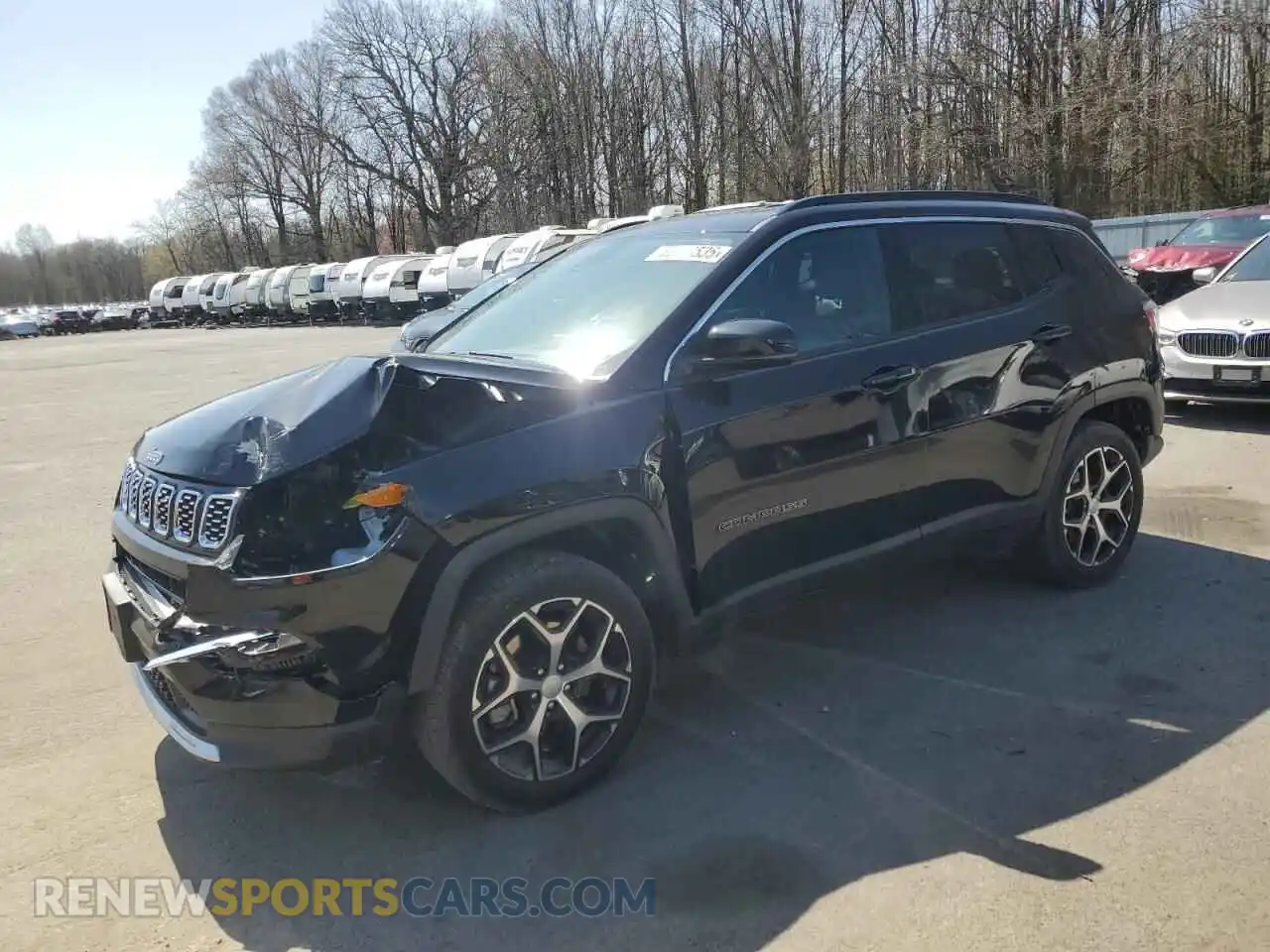 1 Photograph of a damaged car 3C4NJDCN3RT127066 JEEP COMPASS 2024