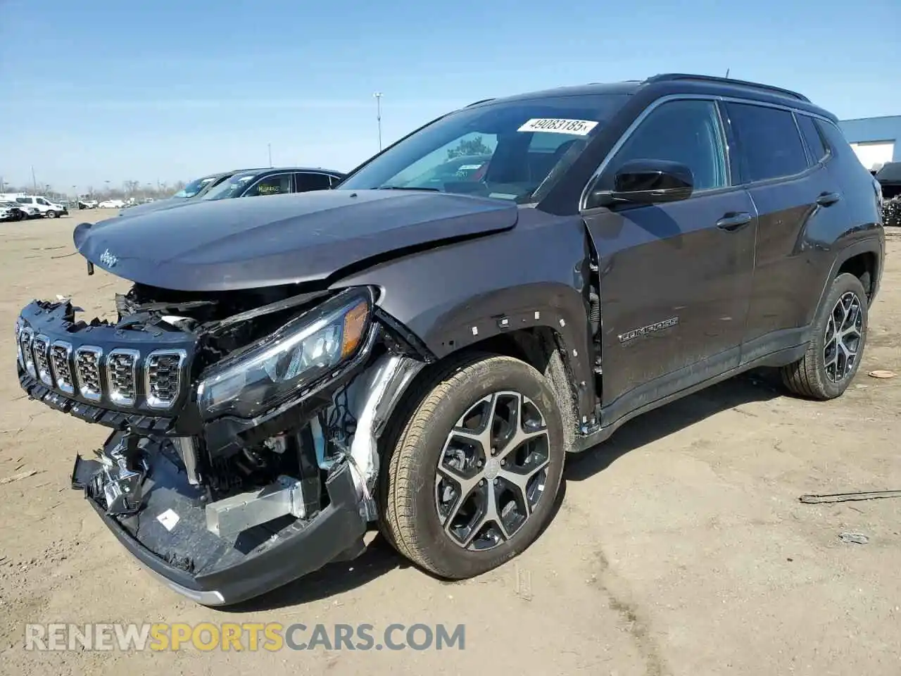 1 Photograph of a damaged car 3C4NJDCN3RT127438 JEEP COMPASS 2024