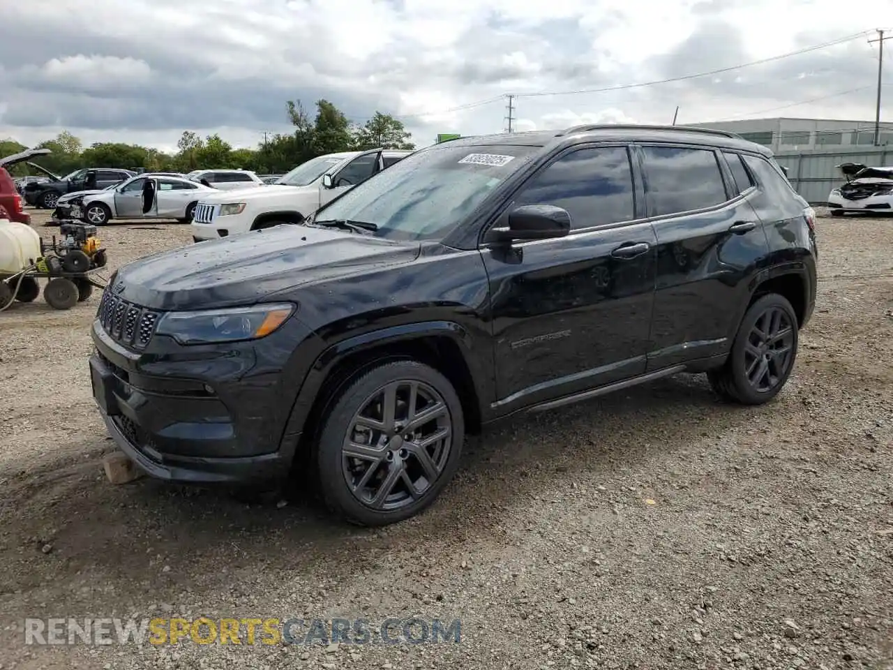 1 Photograph of a damaged car 3C4NJDCN3RT140836 JEEP COMPASS 2024