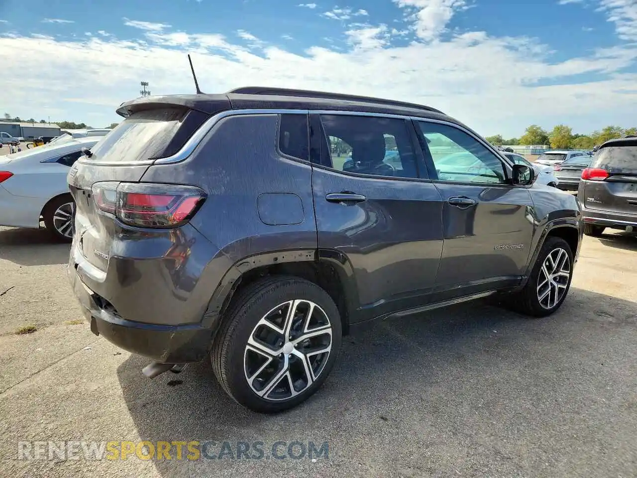 3 fotografías del automóvil dañado 3C4NJDCN3RT160259 JEEP COMPASS 2024