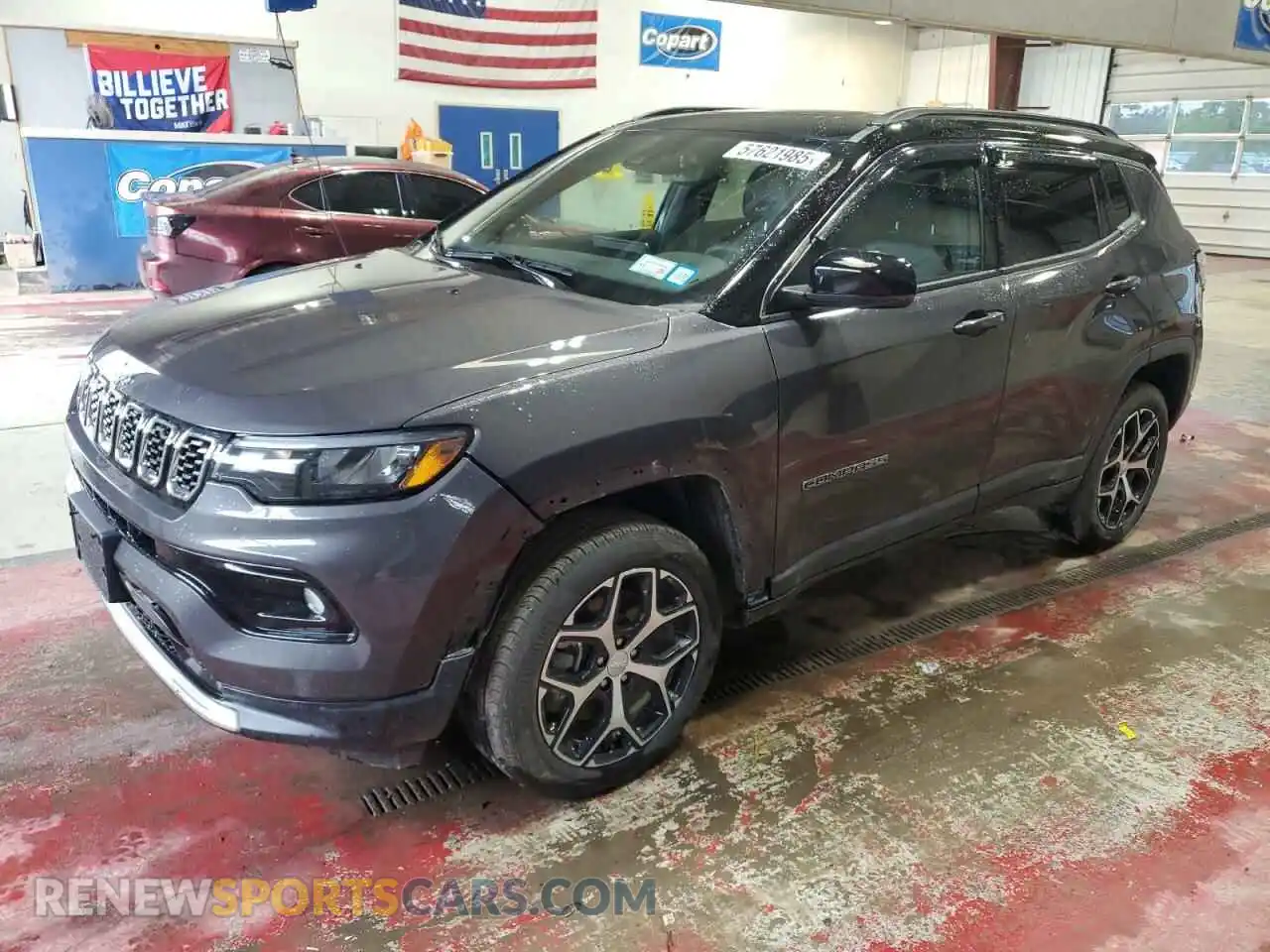 1 Photograph of a damaged car 3C4NJDCN3RT162108 JEEP COMPASS 2024