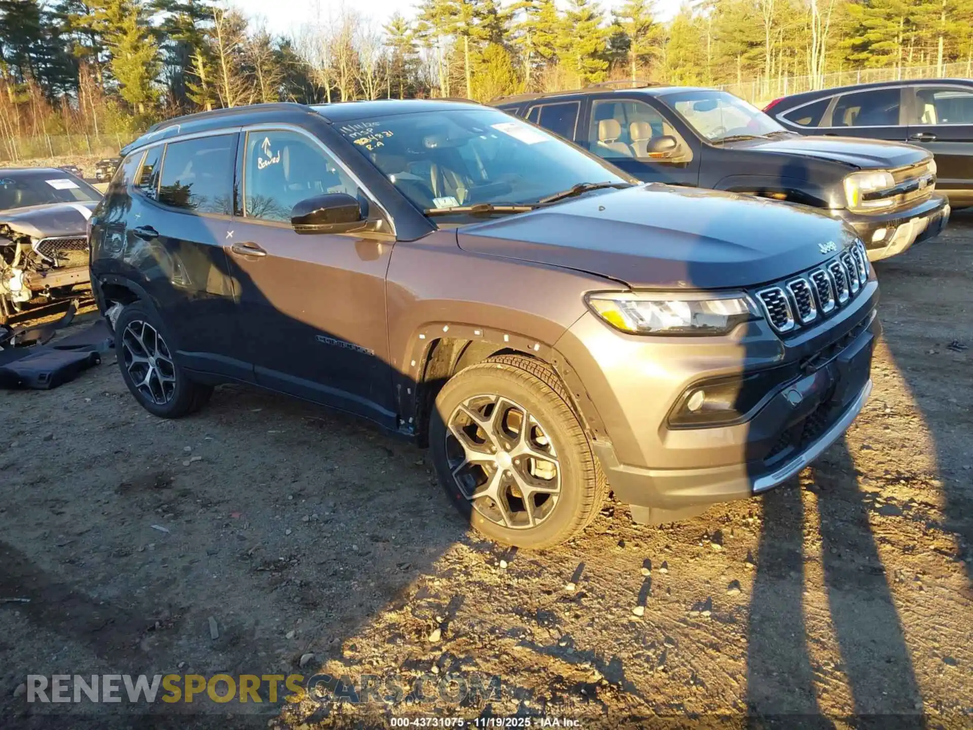 1 Photograph of a damaged car 3C4NJDCN3RT164831 JEEP COMPASS 2024