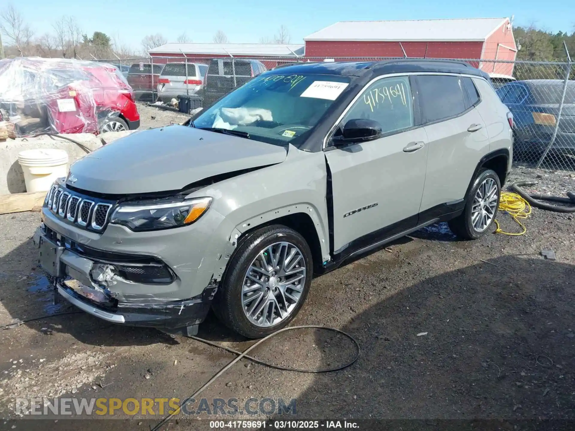 2 Photograph of a damaged car 3C4NJDCN3RT590180 JEEP COMPASS 2024