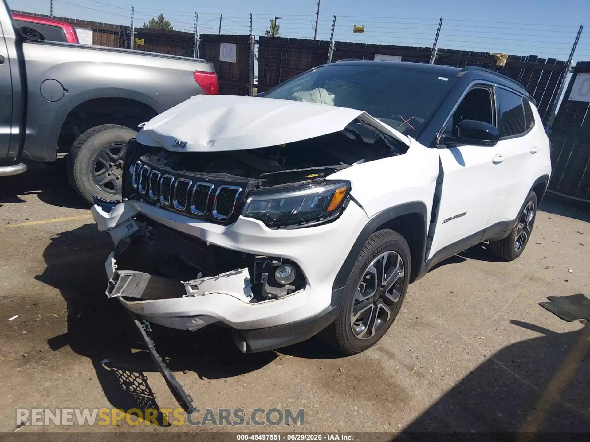 2 fotografías del automóvil dañado 3C4NJDCN3RT596819 JEEP COMPASS 2024
