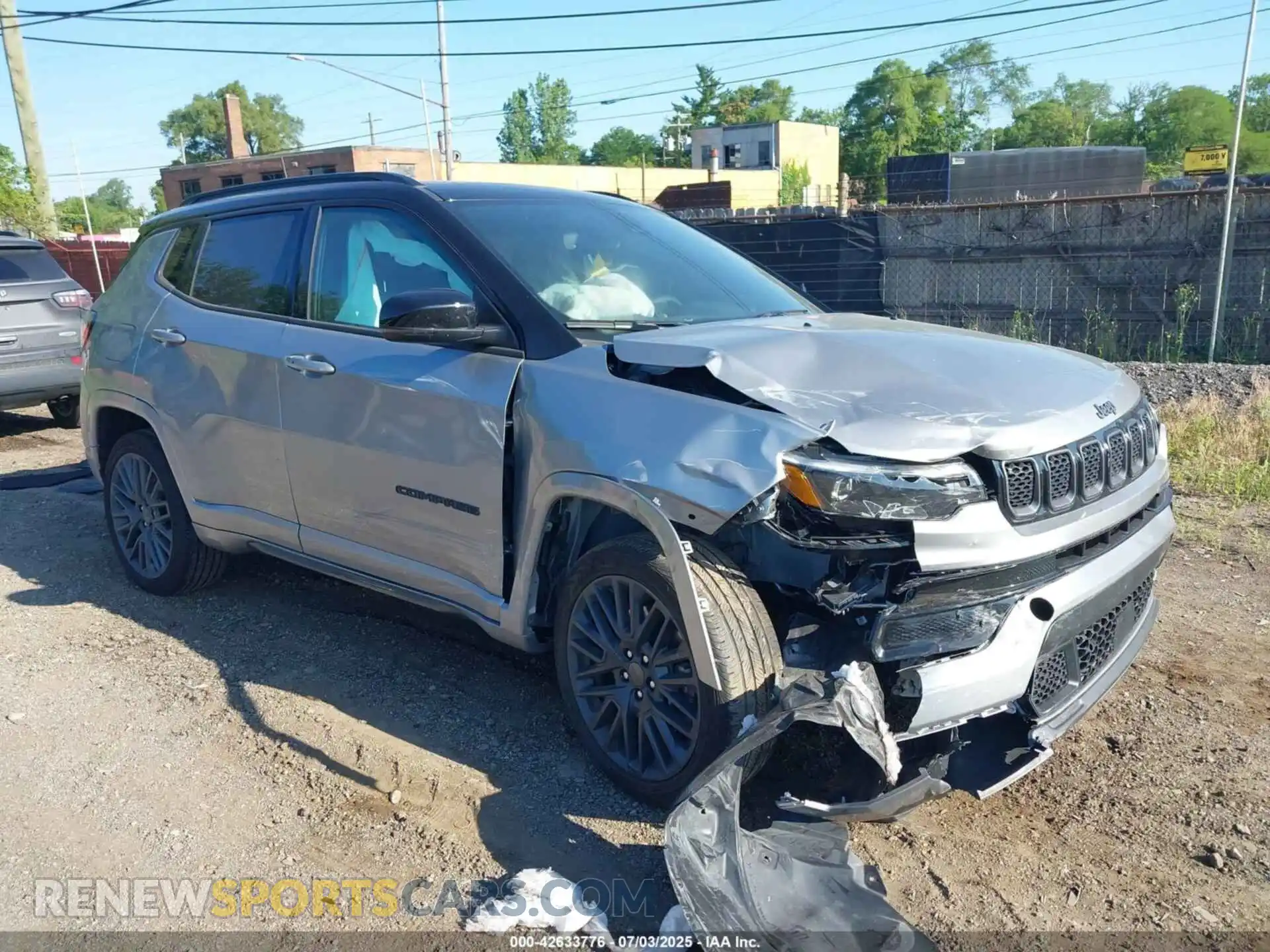 1 Photograph of a damaged car 3C4NJDCN3RT601310 JEEP COMPASS 2024