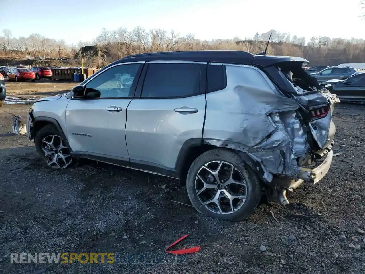 2 Photograph of a damaged car 3C4NJDCN4RT129053 JEEP COMPASS 2024