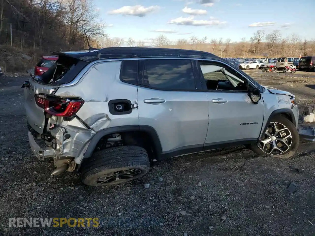 3 Photograph of a damaged car 3C4NJDCN4RT129053 JEEP COMPASS 2024