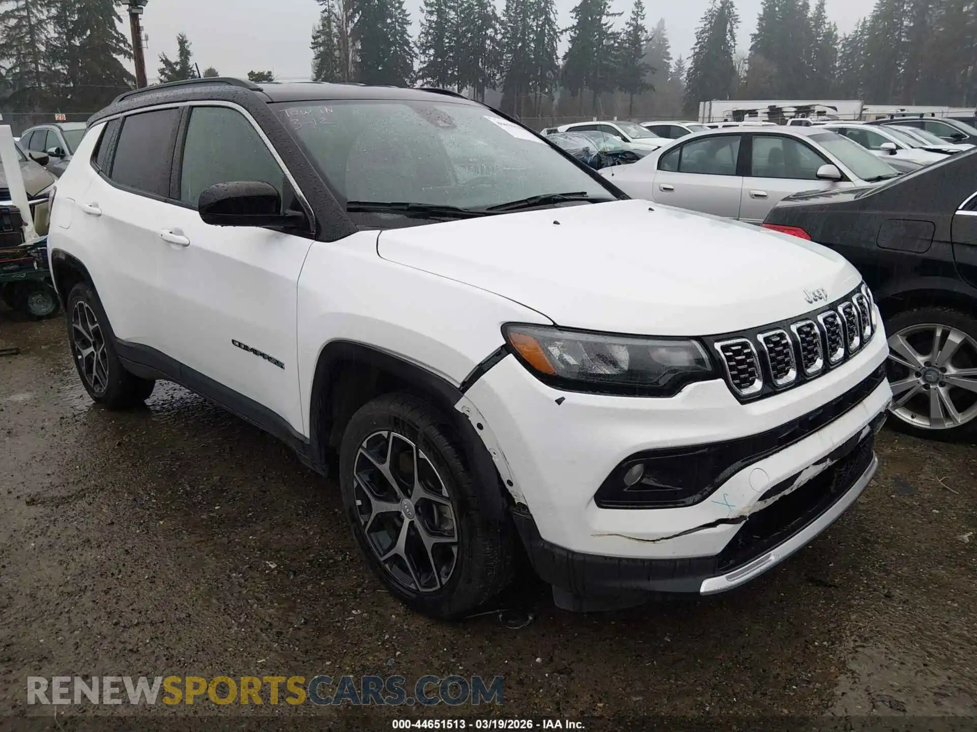 1 Photograph of a damaged car 3C4NJDCN4RT134527 JEEP COMPASS 2024