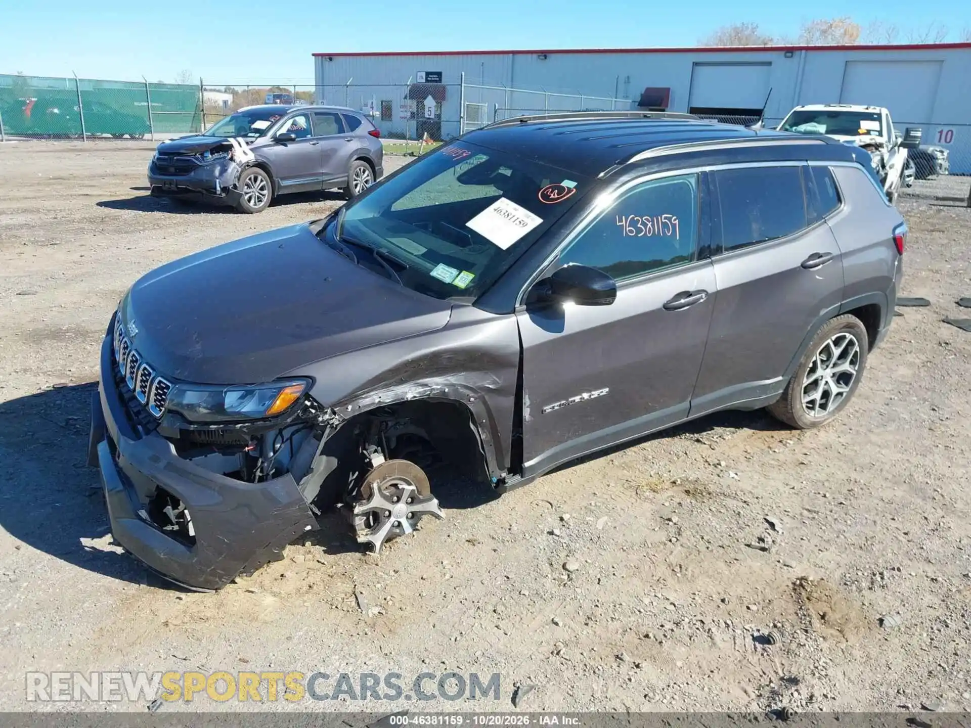 2 fotografías del automóvil dañado 3C4NJDCN4RT150808 JEEP COMPASS 2024