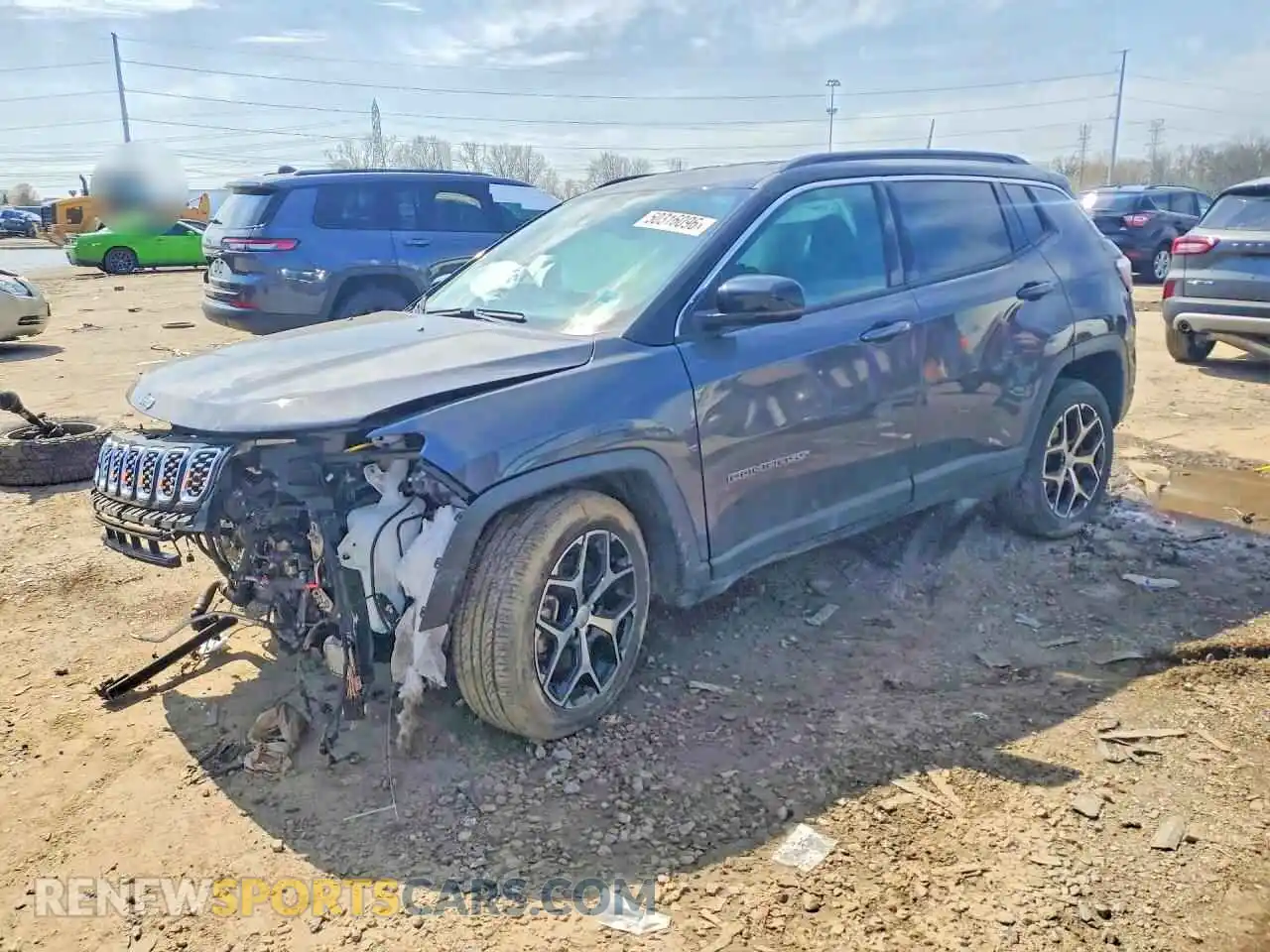 1 fotografías del automóvil dañado 3C4NJDCN4RT151294 JEEP COMPASS 2024