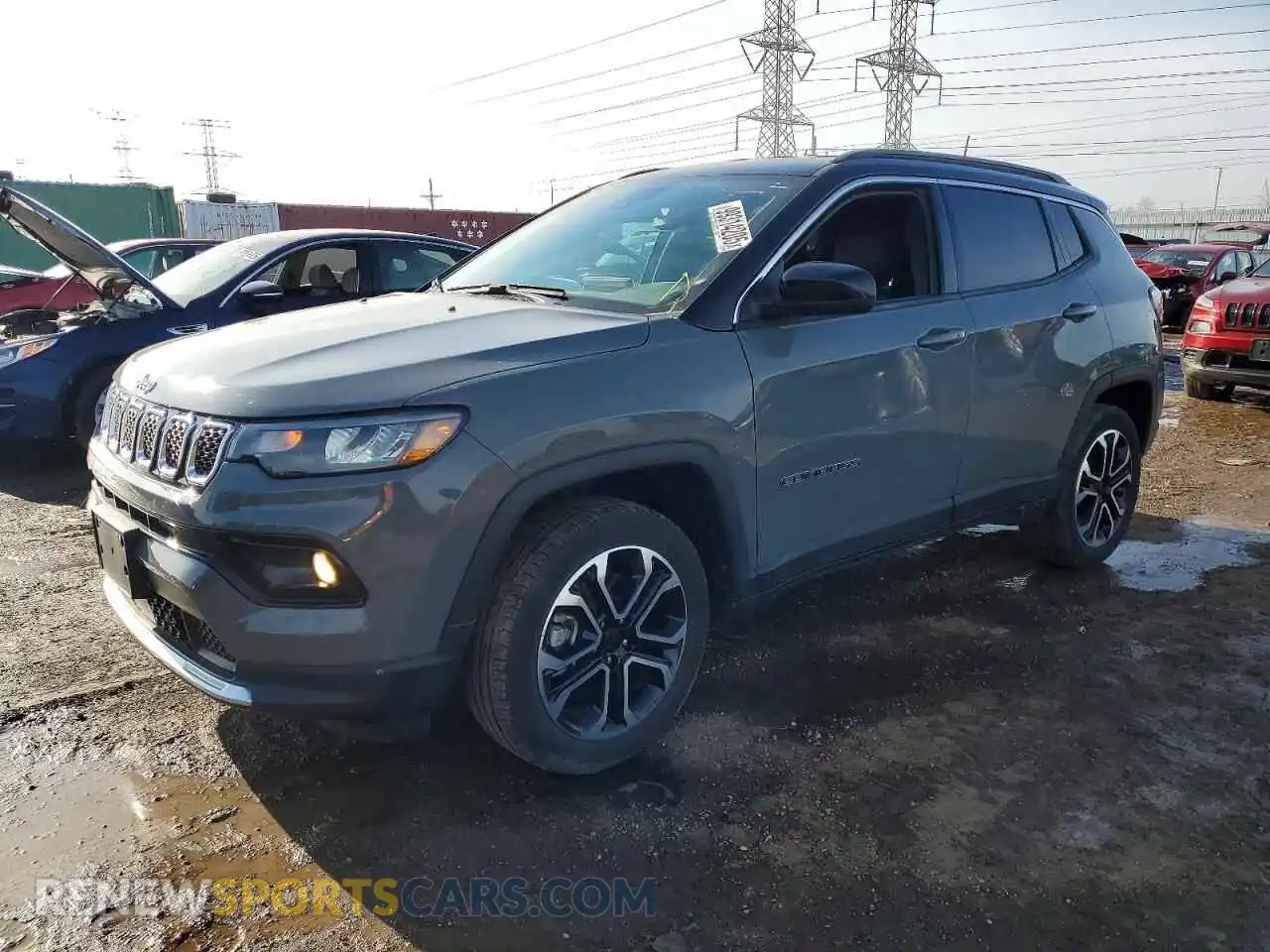 1 Photograph of a damaged car 3C4NJDCN4RT590480 JEEP COMPASS 2024