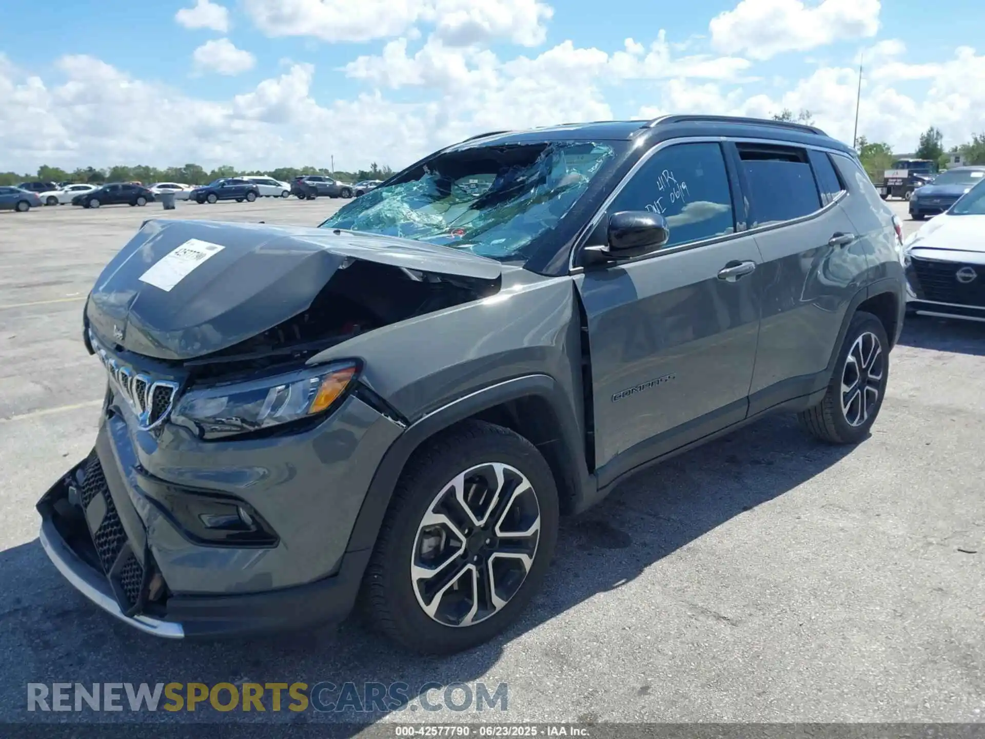 2 Photograph of a damaged car 3C4NJDCN4RT595341 JEEP COMPASS 2024