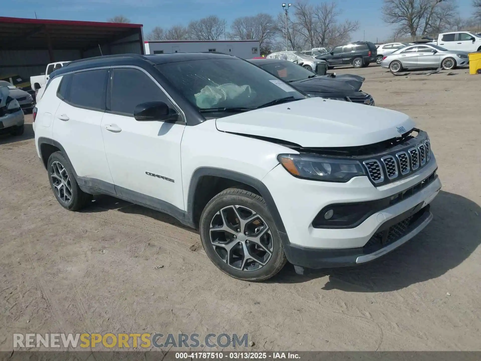 1 Photograph of a damaged car 3C4NJDCN5RT112861 JEEP COMPASS 2024