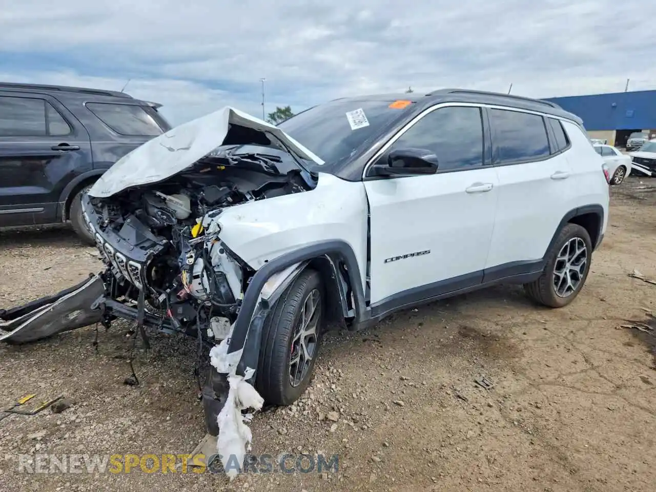 1 Photograph of a damaged car 3C4NJDCN5RT130714 JEEP COMPASS 2024