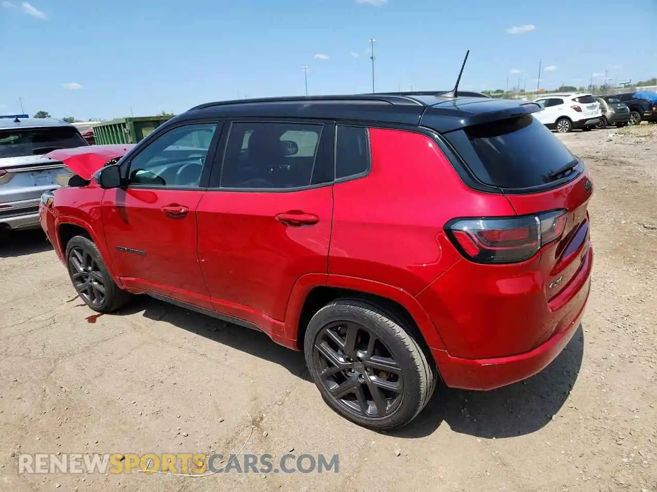 2 Photograph of a damaged car 3C4NJDCN5RT143723 JEEP COMPASS 2024