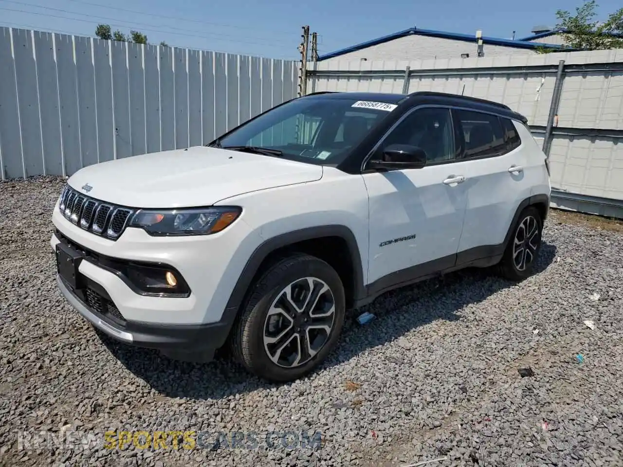 1 Photograph of a damaged car 3C4NJDCN5RT585014 JEEP COMPASS 2024