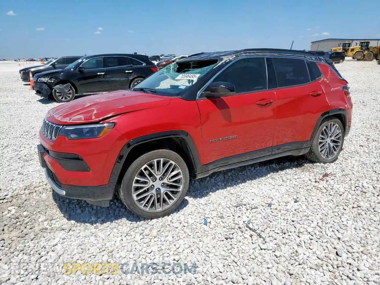 1 Photograph of a damaged car 3C4NJDCN5RT585627 JEEP COMPASS 2024