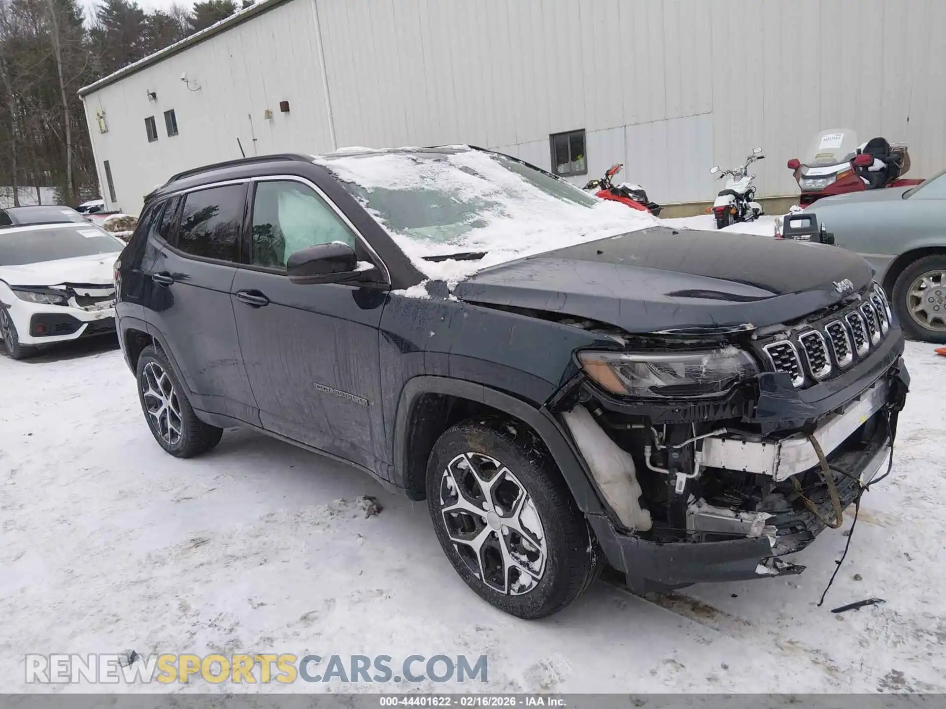 1 Photograph of a damaged car 3C4NJDCN6RT174432 JEEP COMPASS 2024