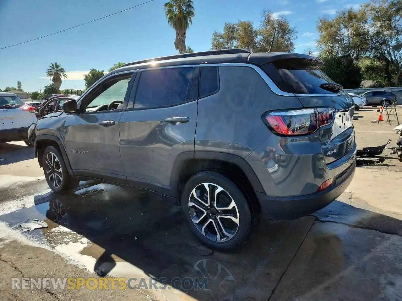 2 fotografías del automóvil dañado 3C4NJDCN6RT585880 JEEP COMPASS 2024