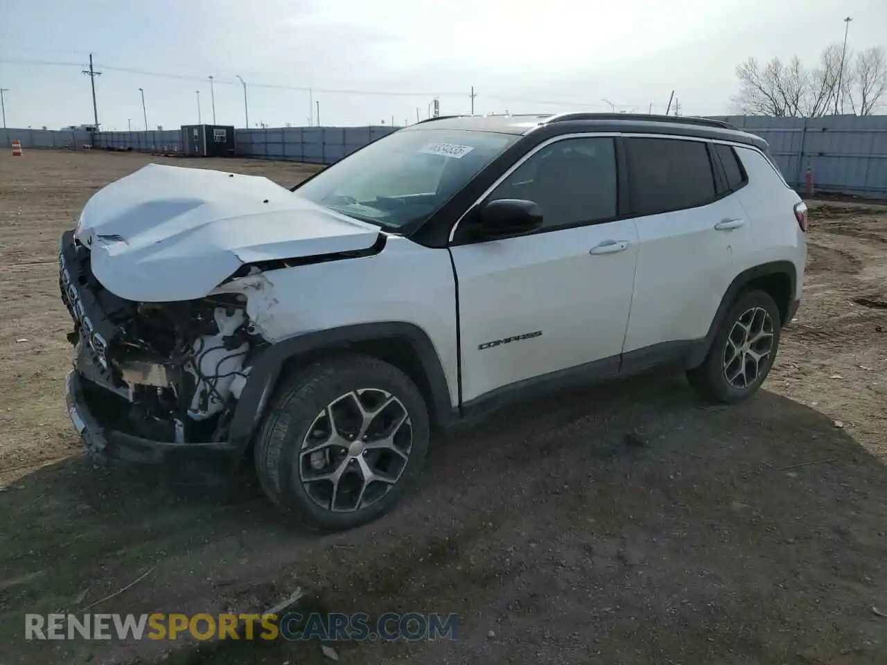 1 Photograph of a damaged car 3C4NJDCN7RT101442 JEEP COMPASS 2024
