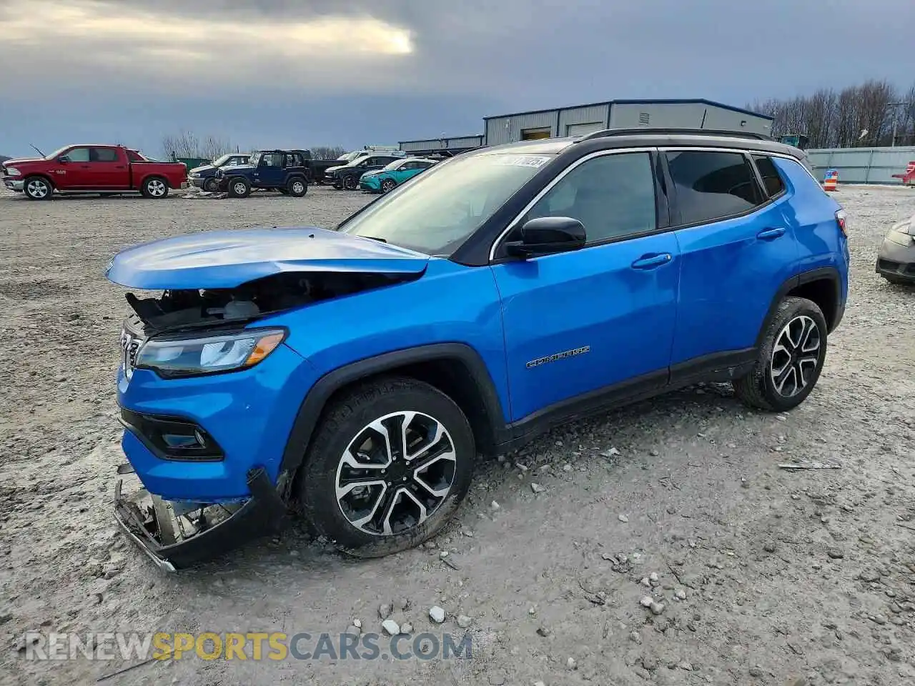 1 Photograph of a damaged car 3C4NJDCN8RT108609 JEEP COMPASS 2024