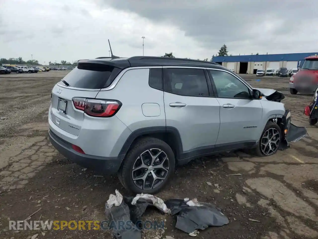 3 fotografías del automóvil dañado 3C4NJDCN8RT130299 JEEP COMPASS 2024