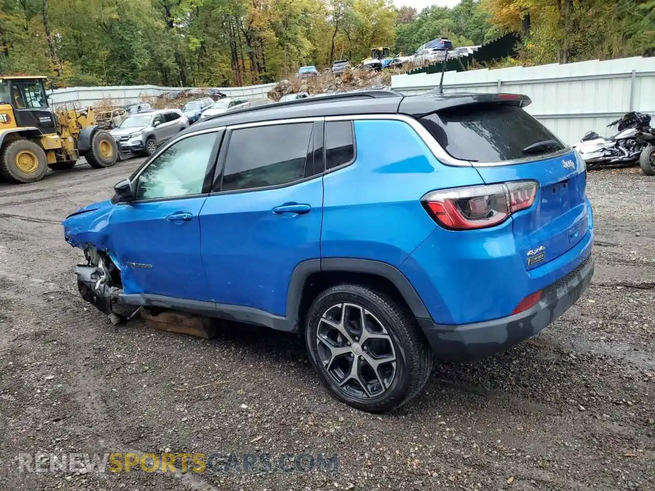 2 Photograph of a damaged car 3C4NJDCN8RT174951 JEEP COMPASS 2024