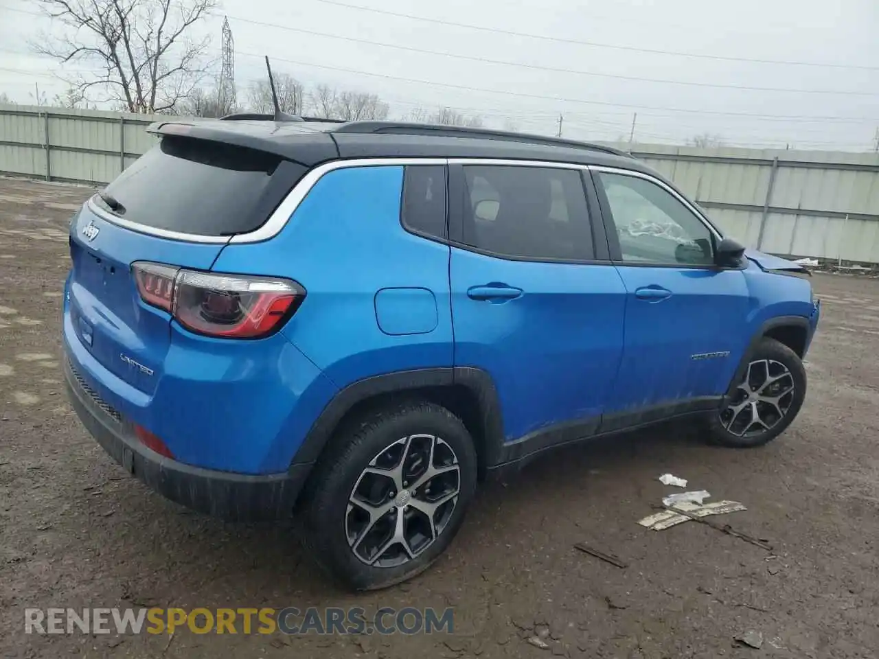 3 Photograph of a damaged car 3C4NJDCN9RT112510 JEEP COMPASS 2024