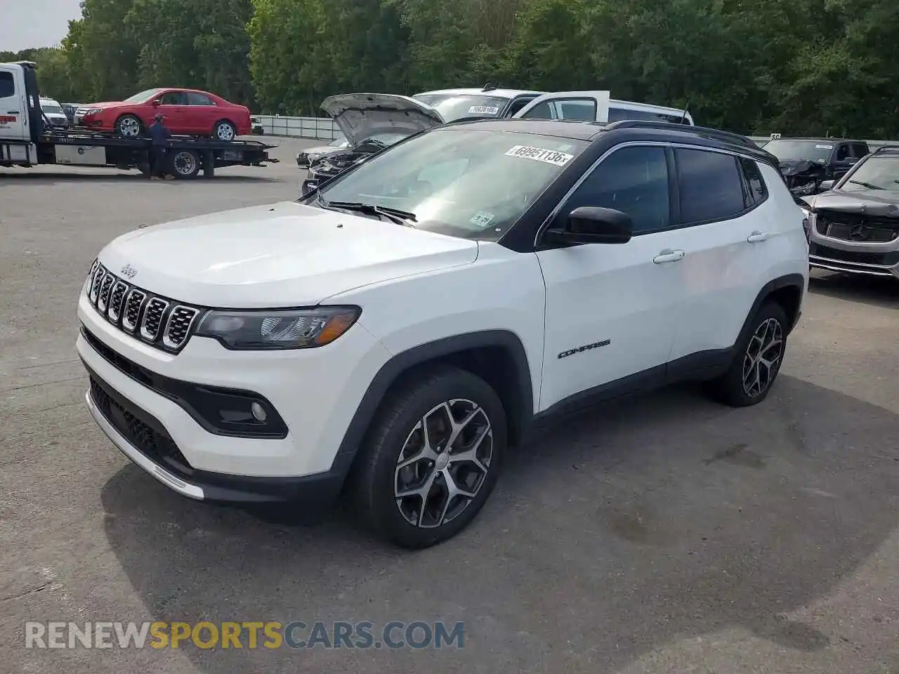 1 Photograph of a damaged car 3C4NJDCN9RT126763 JEEP COMPASS 2024