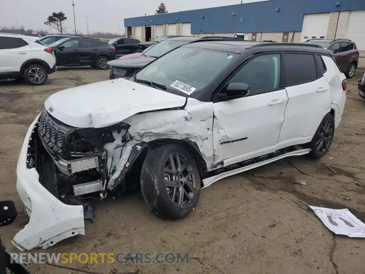 1 Photograph of a damaged car 3C4NJDCN9RT140050 JEEP COMPASS 2024