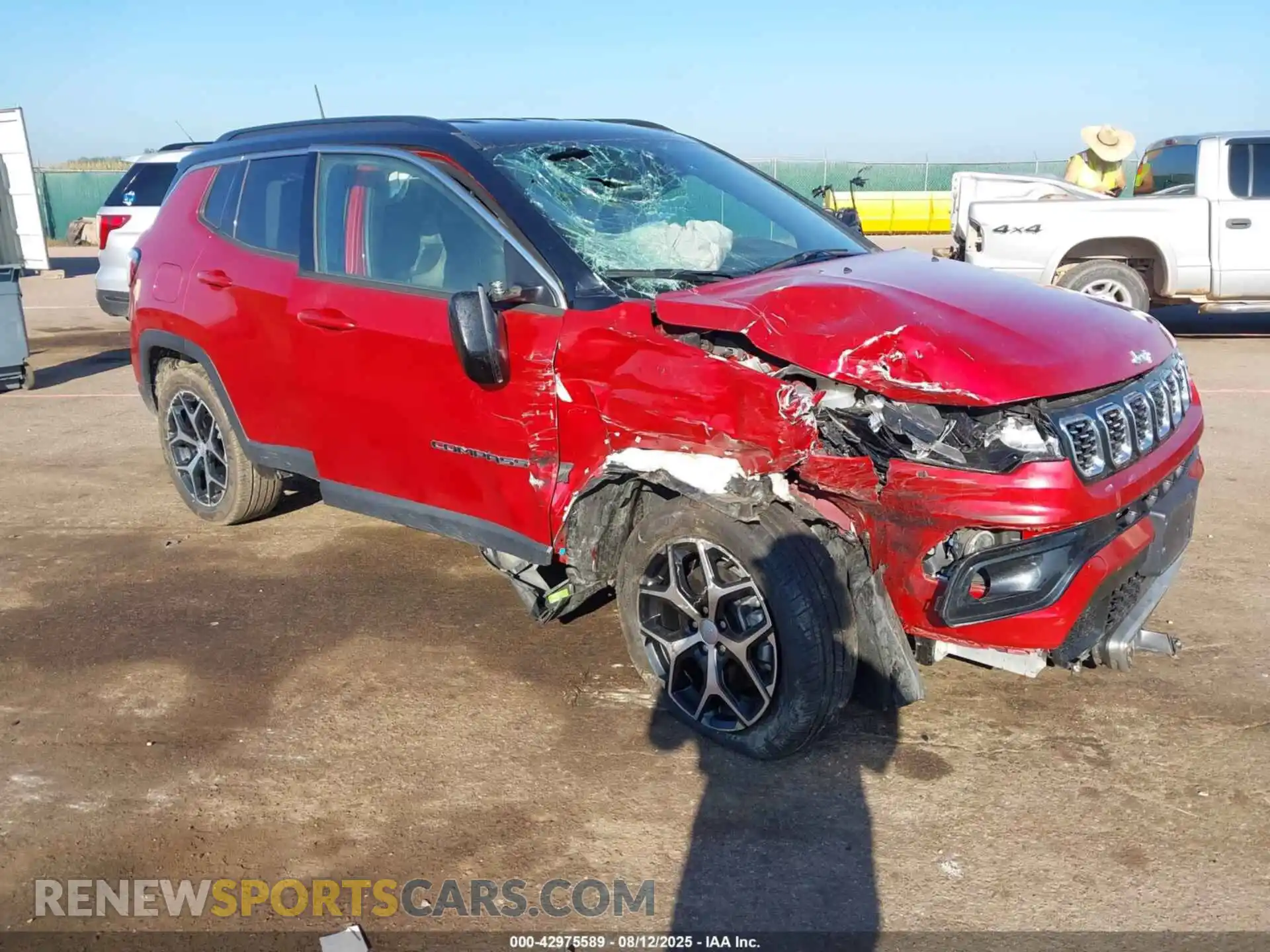 1 Photograph of a damaged car 3C4NJDCN9RT141652 JEEP COMPASS 2024