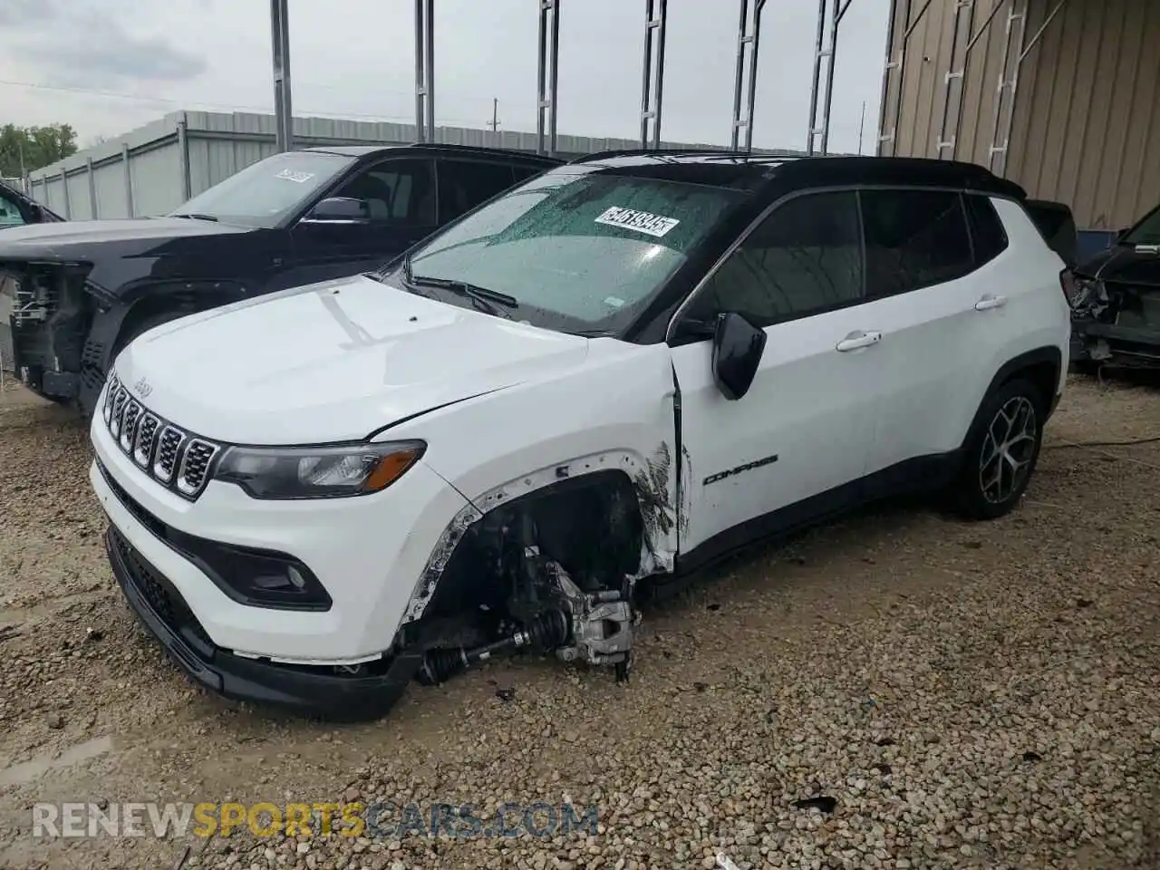1 Photograph of a damaged car 3C4NJDCNXRT134533 JEEP COMPASS 2024