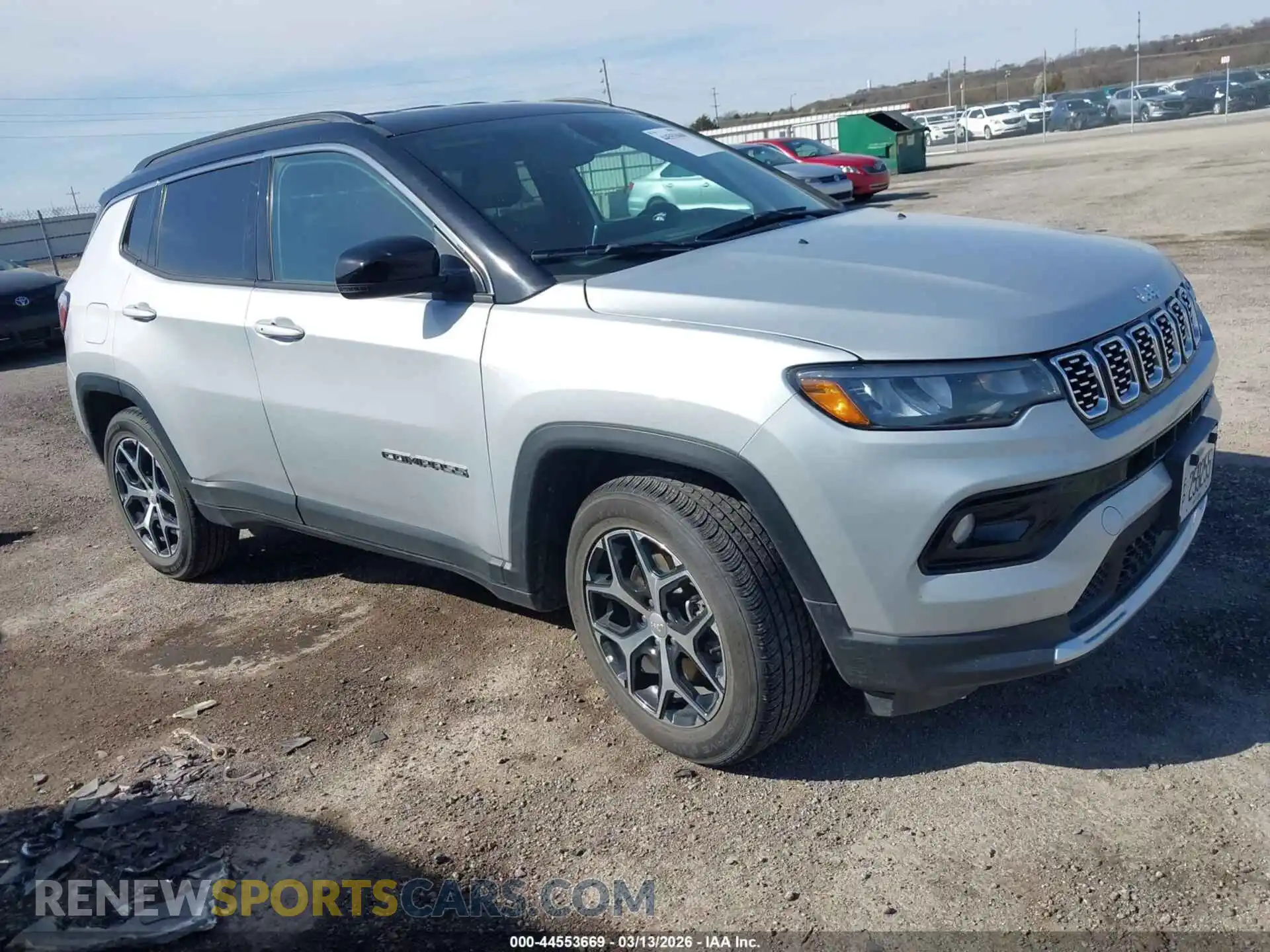 1 Photograph of a damaged car 3C4NJDCNXRT134774 JEEP COMPASS 2024