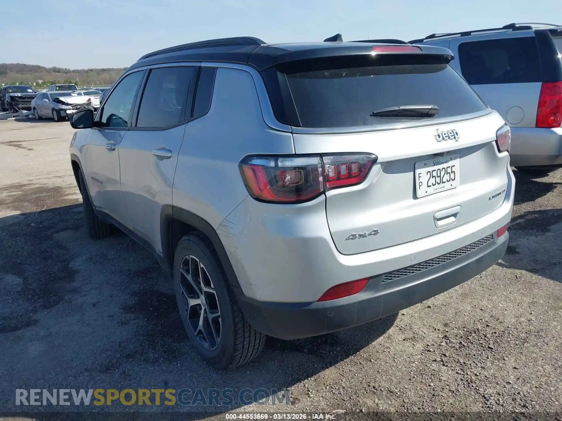 3 Photograph of a damaged car 3C4NJDCNXRT134774 JEEP COMPASS 2024