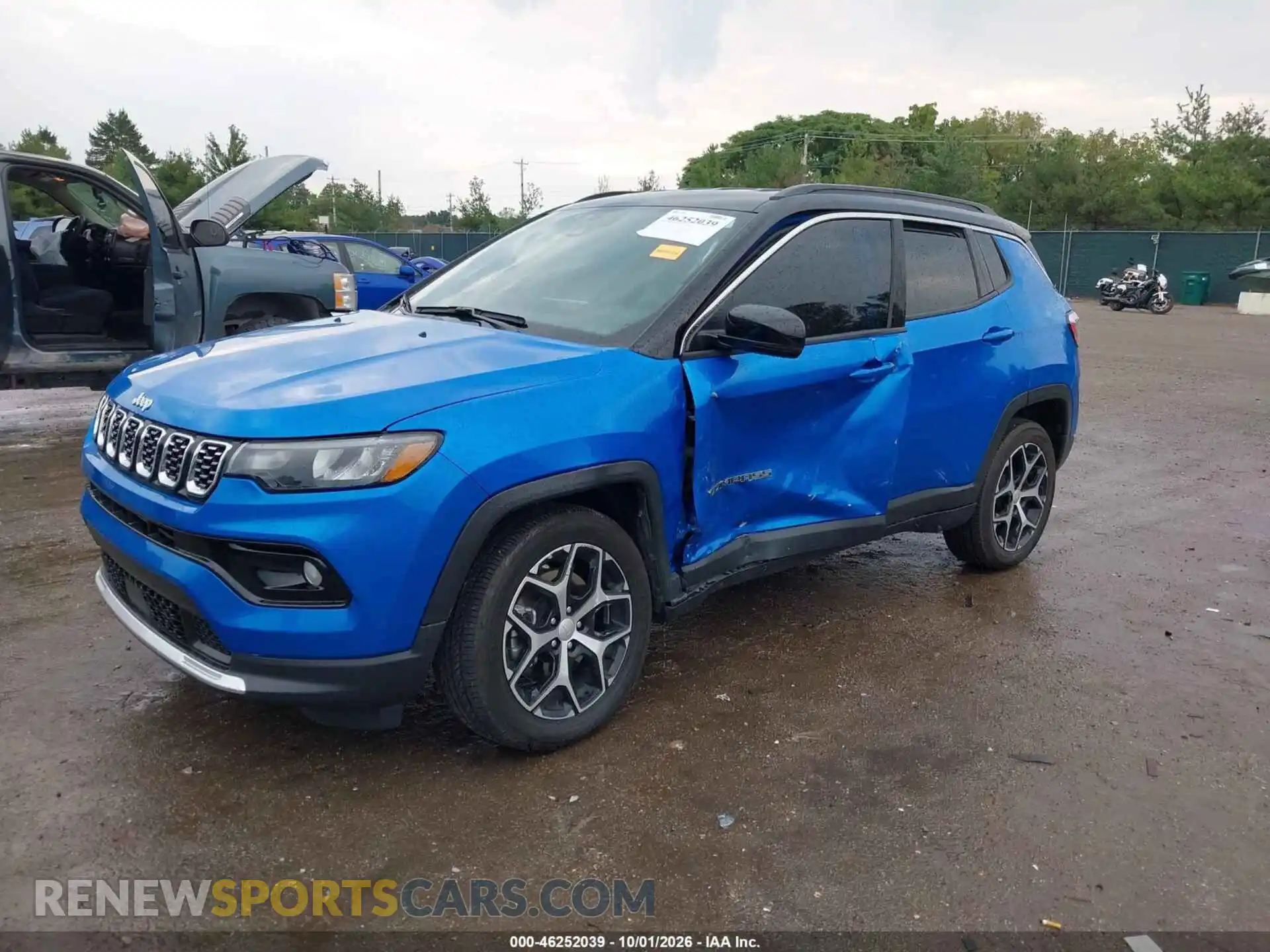 2 Photograph of a damaged car 3C4NJDCNXRT141241 JEEP COMPASS 2024