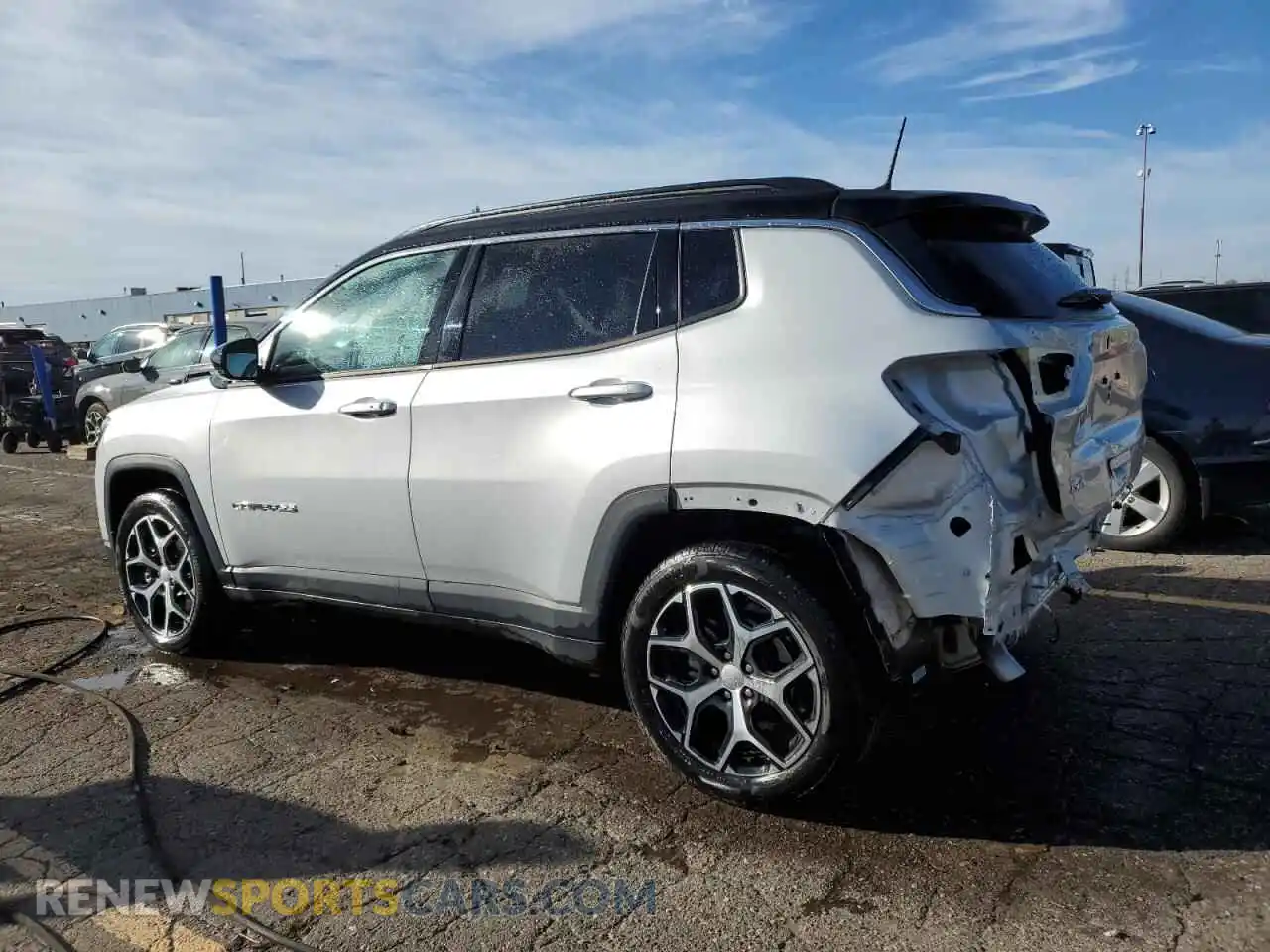 2 Photograph of a damaged car 3C4NJDCNXRT141305 JEEP COMPASS 2024