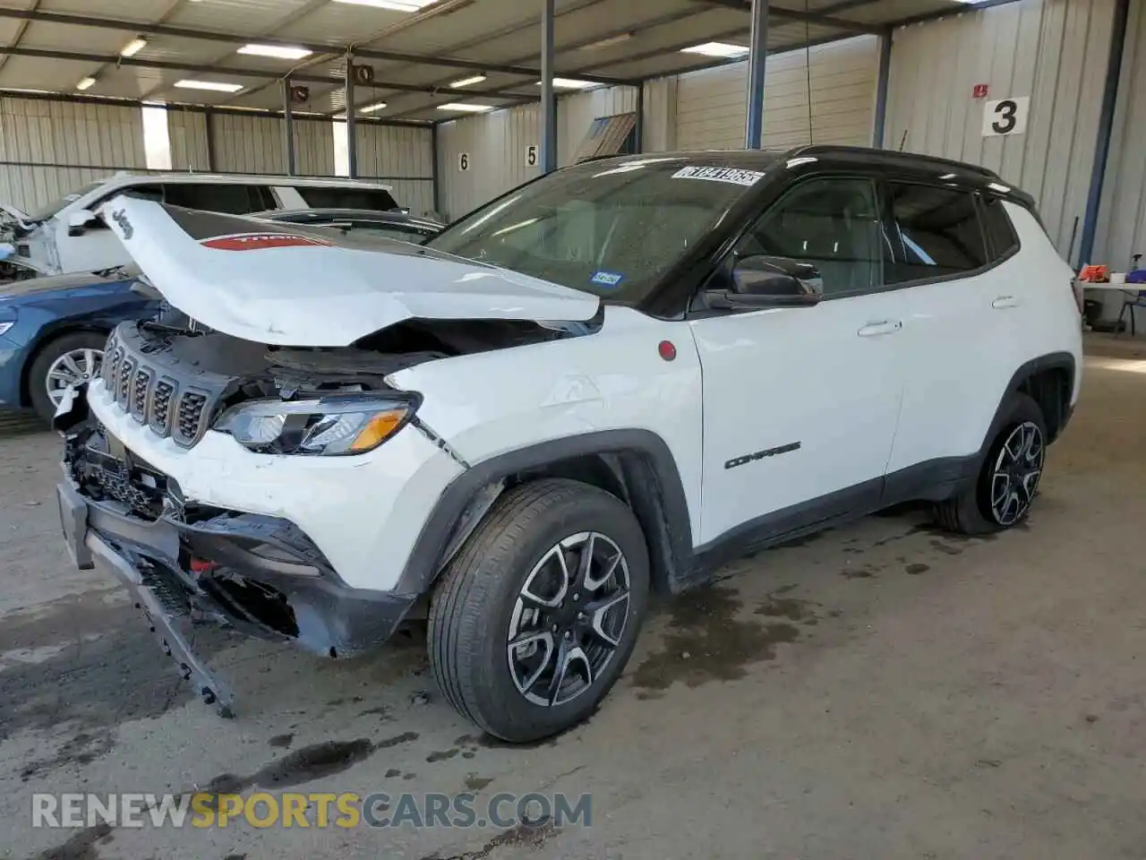 1 Photograph of a damaged car 3C4NJDDN1RT149839 JEEP COMPASS 2024