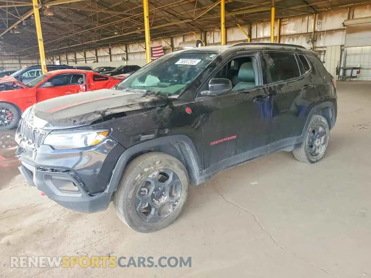 1 Photograph of a damaged car 3C4NJDDN2RT577337 JEEP COMPASS 2024