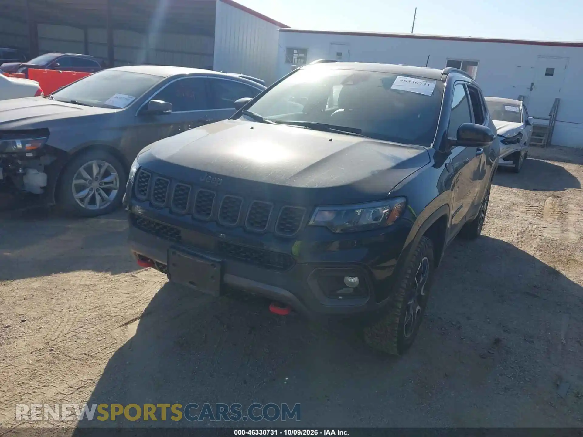 2 fotografías del automóvil dañado 3C4NJDDN3RT146957 JEEP COMPASS 2024