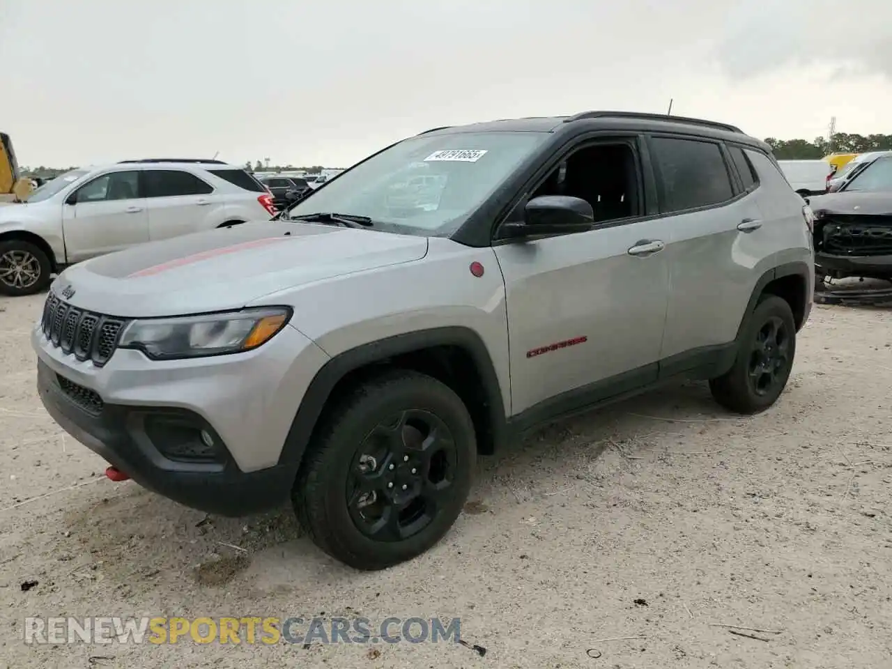 1 Photograph of a damaged car 3C4NJDDN3RT579212 JEEP COMPASS 2024